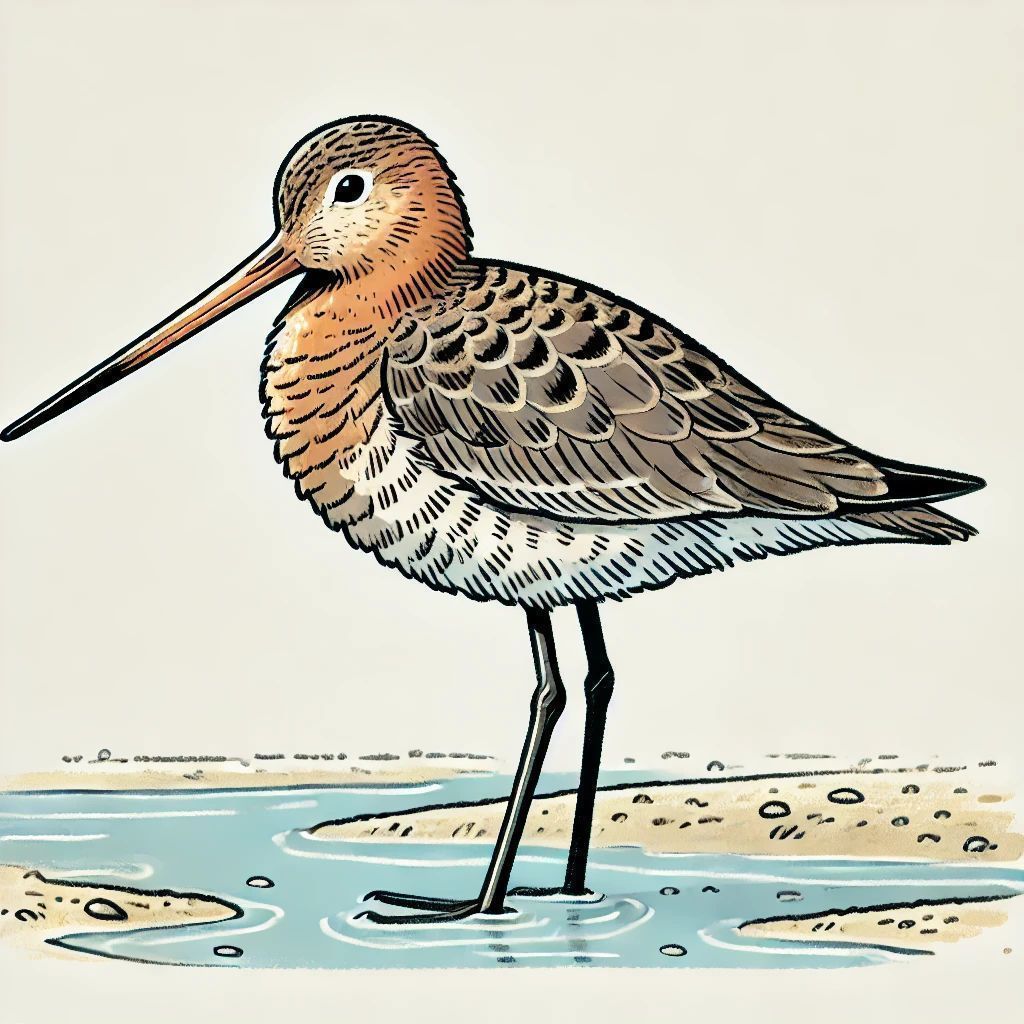 Black-tailed Godwit logo